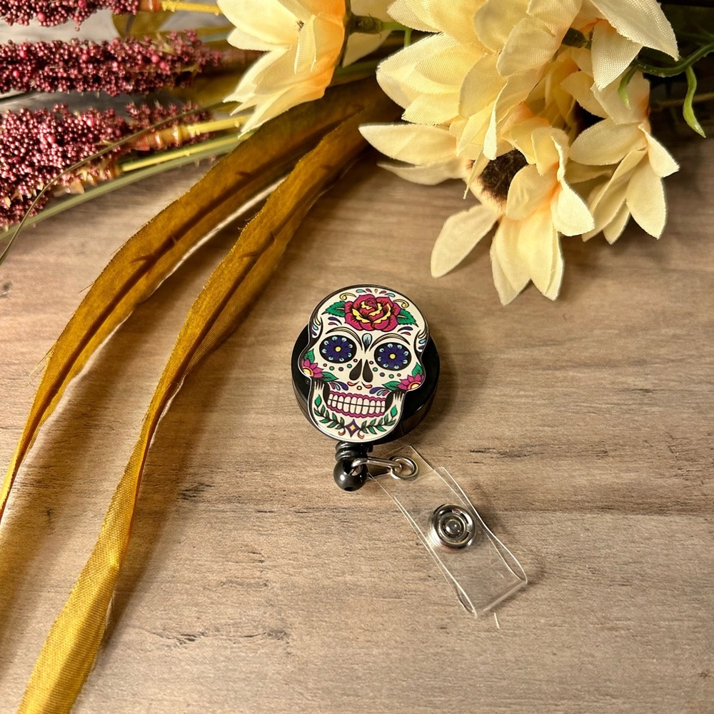 Sugar Skull Badge Reel